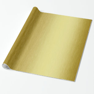 Moderne Gold Metallisch Geschenkpapier