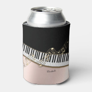Moderne Gold Musiknoten, Piano Keys Rose Gold Dosenkühler