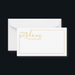 Moderne Gold Script Hochzeitsberatung und Wunschka Hinweiskarte<br><div class="desc">Fügen Sie Ihrer Hochzeit eine persönliche Touch mit einem modernen Skript Hochzeitsratschlag und Wunschkarte hinzu. Diese Ratenkarte enthält den Titel 'Worte der Weisheit' mit Details in Goldskripten und sans serif Schriftart Stil mit goldenem Rahmen auf weißem Hintergrund. Ideal für Hochzeiten, Babydusche, Geburtstagsparty, Brautparty, Junggeselinnen-Abschied und alle besondere Anlässe. Bitte beachten...</div>