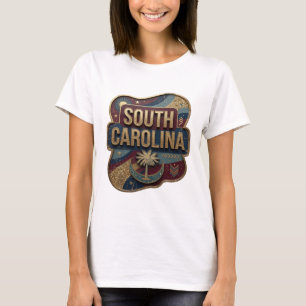 Moderne Gold SOUTH CAROLINA Wearable Art T-Shirt