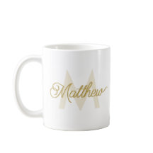 Moderne Gold Typografie Hinzufügen von Namen und M