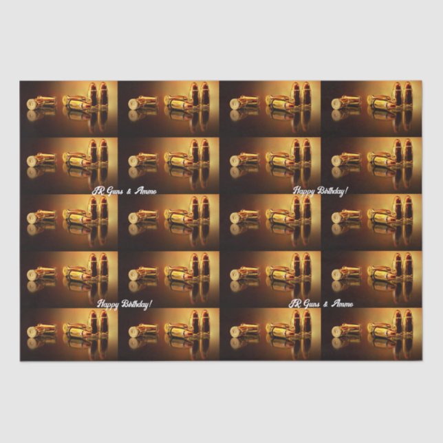 Moderne Goldene Cartridges Seidenpapier (Vorderseite)