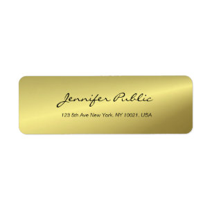 Moderne goldene elegante, handgeschriebene Skriptv