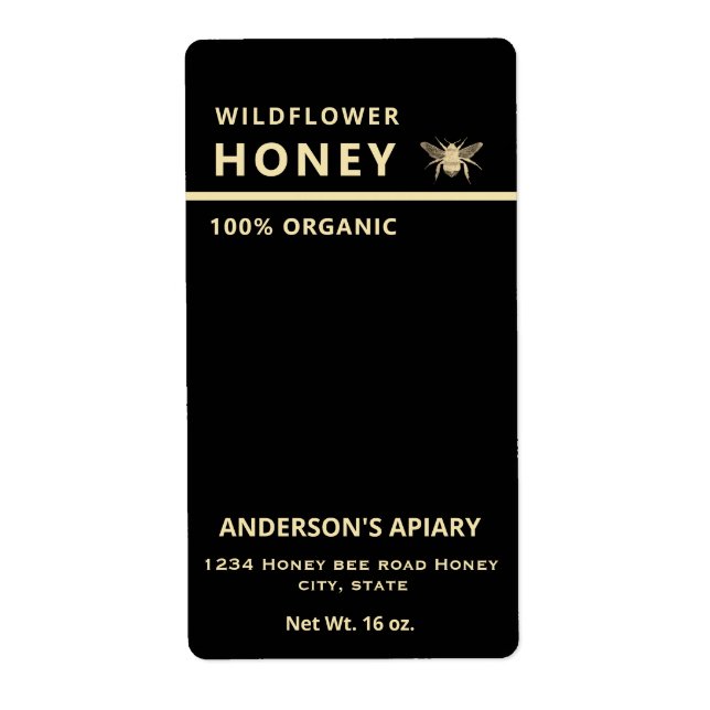 Moderne goldene Honigwanne (Vorne)