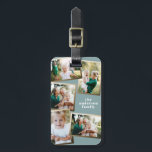 Moderne goldene Multi-Foto-Familie stilvoll Gepäckanhänger<br><div class="desc">Modernes goldenes Multi-Foto-Familienstildesign. Ideal nachdenklicher Geburtstag,  Muttertag,  Vatertag oder Weihnachtsgeschenk.</div>