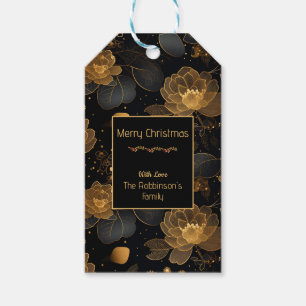 Moderne goldene Rose individuelle Name Geschenkanhänger