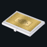 Moderne goldene Zebrastreifen und Glitzer Muster Visitenkarten Etui<br><div class="desc">Eleganter moderner Glitzer und Glitzern mit goldfarbenen abstrakten Zebrastreifen zeichnen das Muster des Tierdrucks aus. Vollständig anpassbare Vorlage für Visitenkarten-Inhaber. Es ist eine passende Visitenkarte verfügbar, und jedes passende Produkt, das Sie mögen, aber nicht finden können. Wenn Sie Hilfe beim Anpassen, Ändern von Farben oder anderen Designs benötigen, kontaktieren Sie...</div>