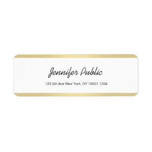 Moderne Goldhandschrift Elegant Minimalistisch