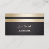 Moderne Goldstreifen-Hochzeitsplanung