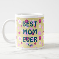 Moderne Goldtypografie Floralmonogrammname