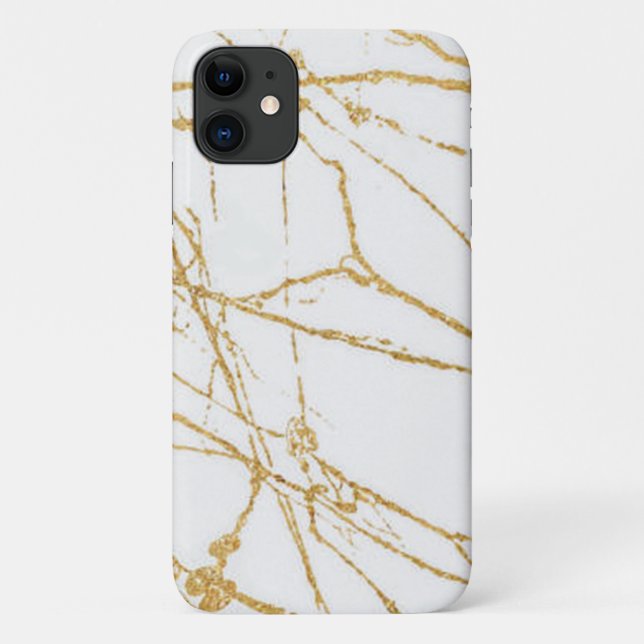 Moderne goldweiße Case Mate Barely There (Rückseite)