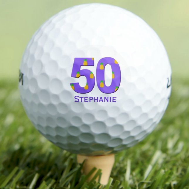 Moderne Golfbälle aus dem 50. Jahrhundert lila Ini (Von Creator hochgeladen)