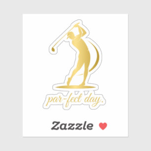 moderne Golfschläger Aufkleber