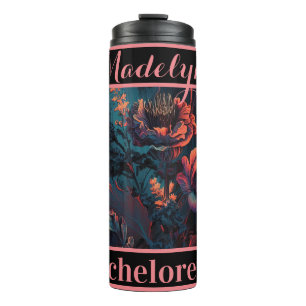 Moderne gotische Blumenzwiebelmaid Thermosbecher