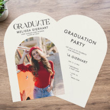 Moderne Grad Foto 2025 Graduationspartei