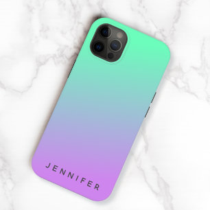 Moderne Gradient Fade   Minze Grüne Lavendel Lila Case-Mate iPhone Hülle