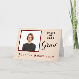Moderne Graduate Abschluss Class 2023 Karte