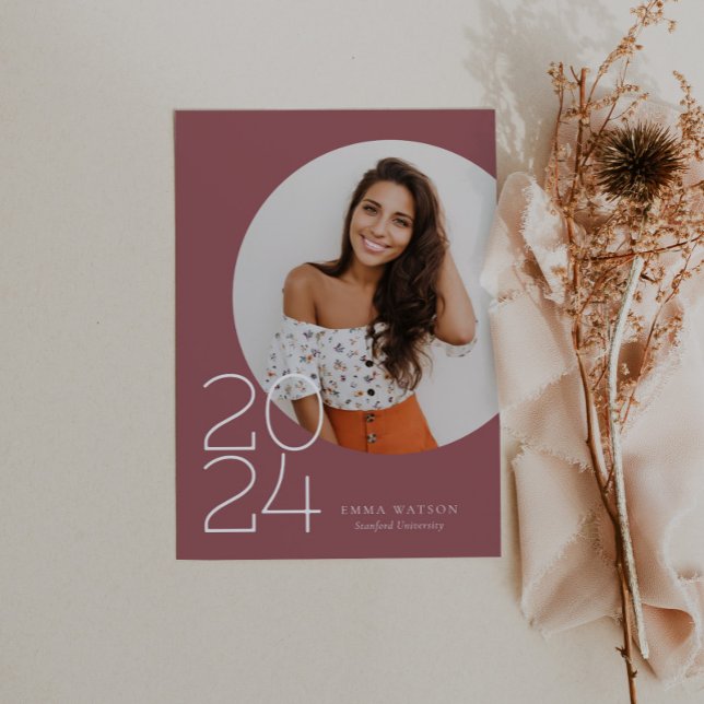 Moderne Graduierungspartei für Minimalistisches Fo Einladung (Von Creator hochgeladen)