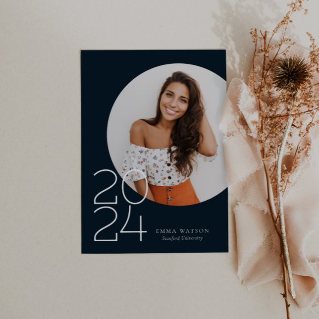 Moderne Graduierungspartei für Minimalistisches Fo Einladung (Von Creator hochgeladen)