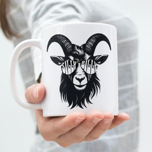 Moderne grafische Alberne Billy Goat individuell a Kaffeetasse