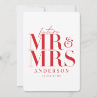 Moderne, grafische und typografische Save the Date