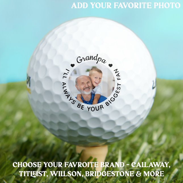 Moderne GRANDPA - Golfergeschenke - Personalisiert Golfball (Von Creator hochgeladen)