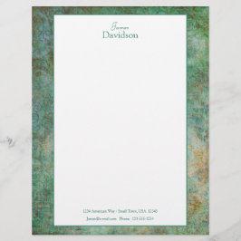 Moderne Granit-Letterhead-Stationierung Briefbogen