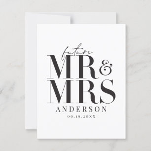 Moderne, graphique, faire-part de mariage de typog