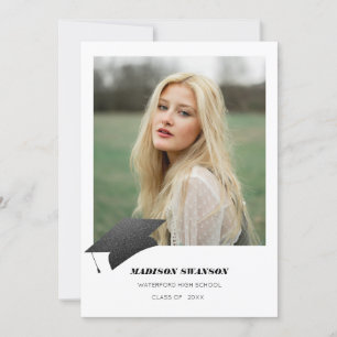 Moderne Gras minimaliste Faire-part Grad