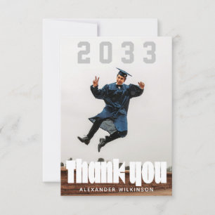 Moderne Gras Script Minimaliste GRAD Carte de reme