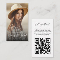 Moderne Gratulation Absolvent Studienfonds Foto QR