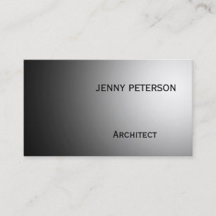 Moderne Grau Consultant Beruflich Business Card Visitenkarte