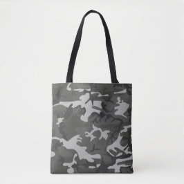 Moderne graue Abstrakte Camouflage Camouflage Tasche