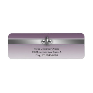 Moderne graue Eggplant Lila Silver Lilie