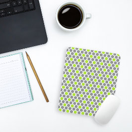 Moderne graue Geometrie Mousepad