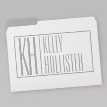 Moderne graue Initialen und Namen-Logo