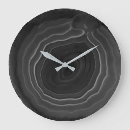 Moderne graue modische ungewöhnliche SteinWanduhr Große Wanduhr