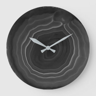 Moderne graue modische ungewöhnliche SteinWanduhr Große Wanduhr