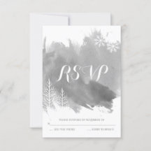 Moderne graue UAWG für Hochzeiten im Winter