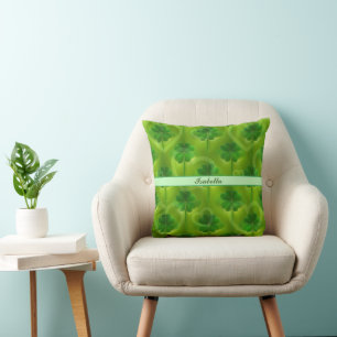 Moderne Green Clover 4 Lists Kissen