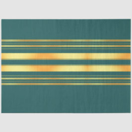 Moderne Green Gold Luxus Linen Texture Collection Seidenpapier