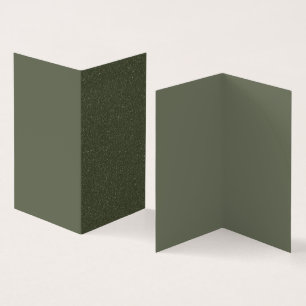 Moderne Green Split Faltkarte Visitenkarten