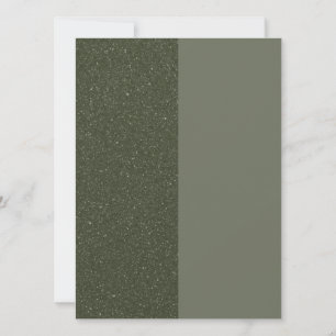 Moderne Green Split Flat Card - individuell anpass