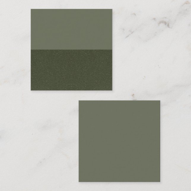 Moderne Green Split Insert Card - individuell anpa Rabattkarte (Vorne/Hinten)