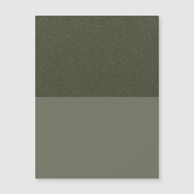 Moderne Green Split Magnetkarte - Anpassen (Vorderseite)