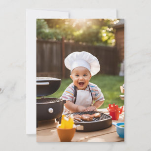 Moderne Grillen Baby Dusche Einladungen