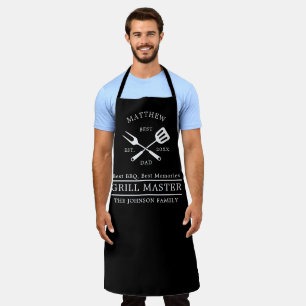 Moderne GRILLEN Grill Master Fathers Day Geschenke Schürze