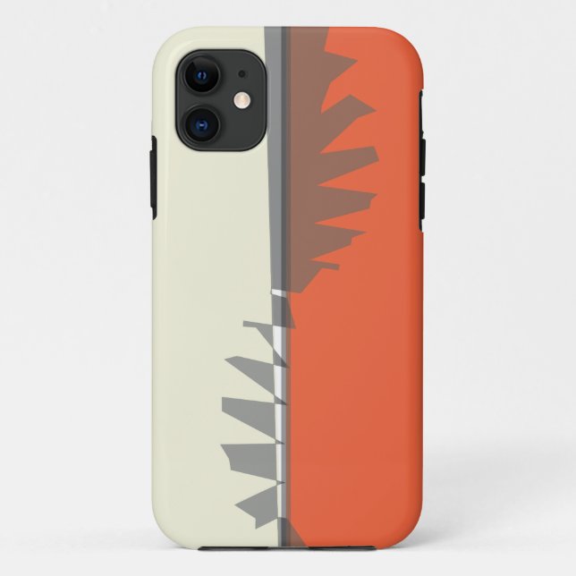 Moderne Gropius Homage Graphic des Mitteljahrhunde Case-Mate iPhone Hülle (Rückseite)