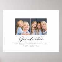 Moderne Großmutter-Geschenkgutscheine mit mehreren