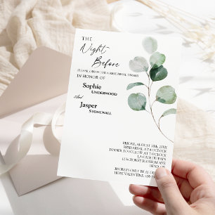 Moderne Grünanlage Weiße Nacht vor Probe Einladung